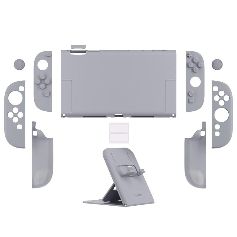 Playvital Hard Case for Nintendo Switch 2 with Extra Stand & Thumb Grip Caps | Split Design, Dockable Protective Full-Body Shell Cover for Nintendo Switch 2 | Solid Color Series, Cherry Blossoms Pink