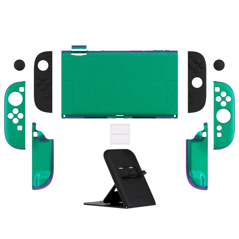 Playvital Hard Case for Nintendo Switch 2 with Extra Stand & Thumb Grip Caps | Split Design, Dockable Protective Full-Body Shell Cover for Nintendo Switch 2 | Solid Color Series, Cherry Blossoms Pink