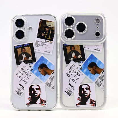Compatible with Iphone 17/16/15/14/13/12/11/Pro Max/Pro/Plus/Air Cases Drake Rapper Album Cover Transparent Silicone Shockproof Phone Case Stylish and Trendy, Perfect as a Birthday or Holiday Gift for Family and Friends