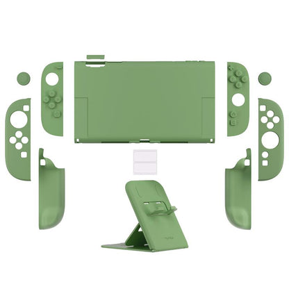 Playvital Hard Case for Nintendo Switch 2 with Extra Stand & Thumb Grip Caps | Split Design, Dockable Protective Full-Body Shell Cover for Nintendo Switch 2 | Solid Color Series, Cherry Blossoms Pink